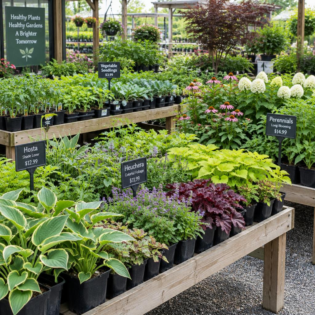 Mudas e plantas ornamentais